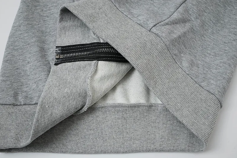 H 6063 C P.company. Side pocket glasses decoration autumn and winter New Arrival cardigan zipper terry sweatshirt jacket Color: Black White Gray Army Green Navy Blue Sizes: M-XXL Item No.: H 6063